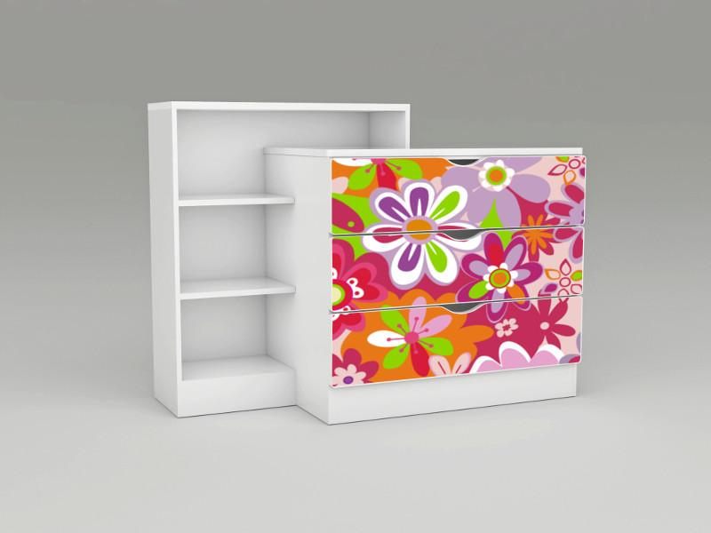 Becks komoda XXL DUO Kvety ori